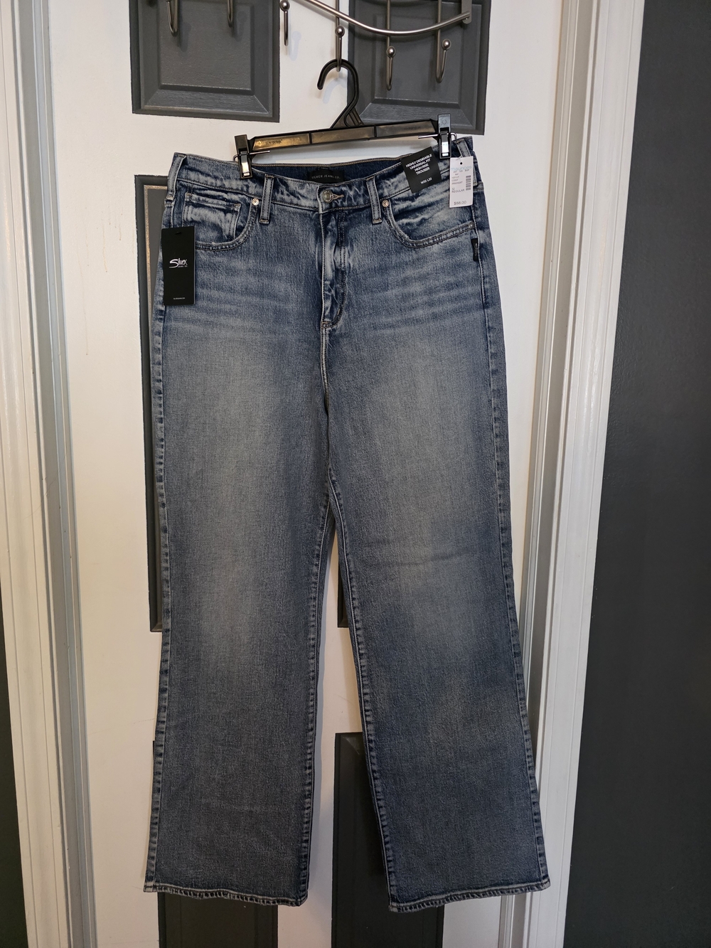 Silver Jeans Women's Wide Leg Jeans - Light Blue Wash